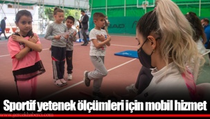 Sportif yetenek ölçümleri için mobil hizmet