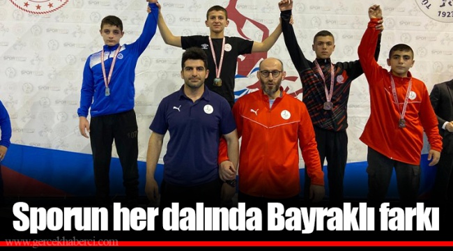 Sporun her dalında Bayraklı farkı