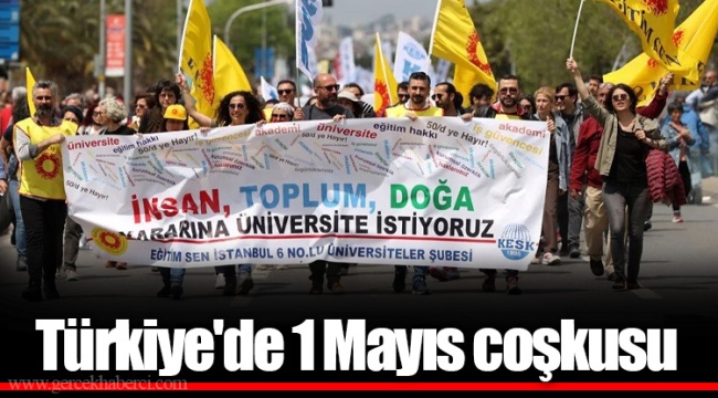 Türkiye'de 1 Mayıs coşkusu
