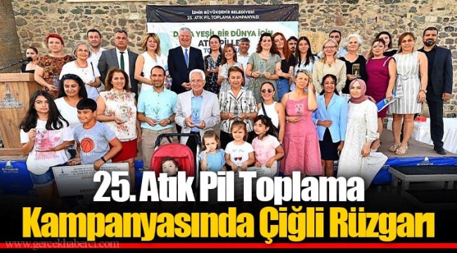 25. Atık Pil Toplama Kampanyasında Çiğli Rüzgarı
