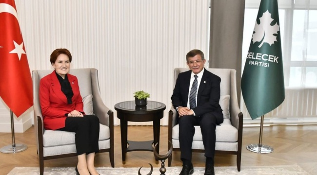 Akşener'den Davutoğlu'na ziyaret