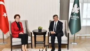 Akşener'den Davutoğlu'na ziyaret