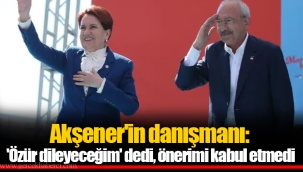 Akşener'in danışmanı: 'Özür dileyeceğim' dedi, önerimi kabul etmedi