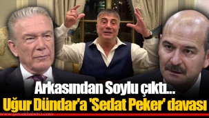 Arkasından Soylu çıktı... Uğur Dündar'a 'Sedat Peker' davası