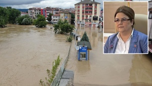 Bakan Yanık, sel bölgesinde: Çok majör bir problem yok