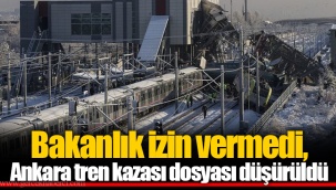 Bakanlık izin vermedi, Ankara tren kazası dosyası düşürüldü