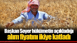 Başkan Soyer hükümetin açıkladığı alım fiyatını ikiye katladı