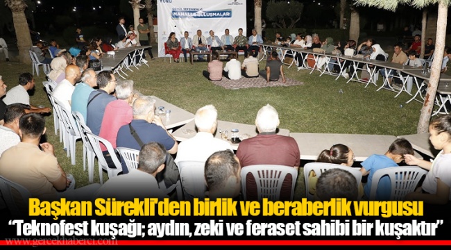 Başkan Sürekli'den birlik ve beraberlik vurgusu