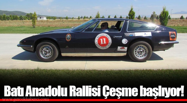 Batı Anadolu Rallisi Çeşme başlıyor!