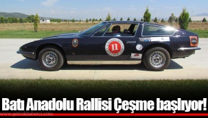 Batı Anadolu Rallisi Çeşme başlıyor!