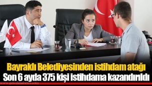 Bayraklı Belediyesinden istihdam atağı