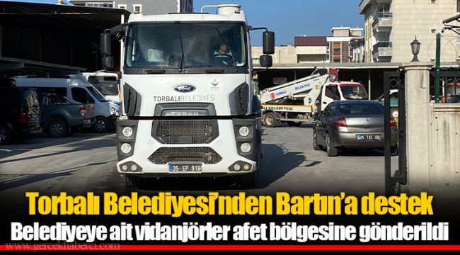 Belediyeye ait vidanjörler afet bölgesine gönderildi