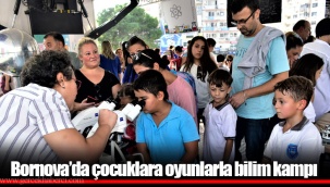 Bornova’da çocuklara oyunlarla bilim kampı