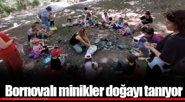 Bornovalı minikler doğayı tanıyor