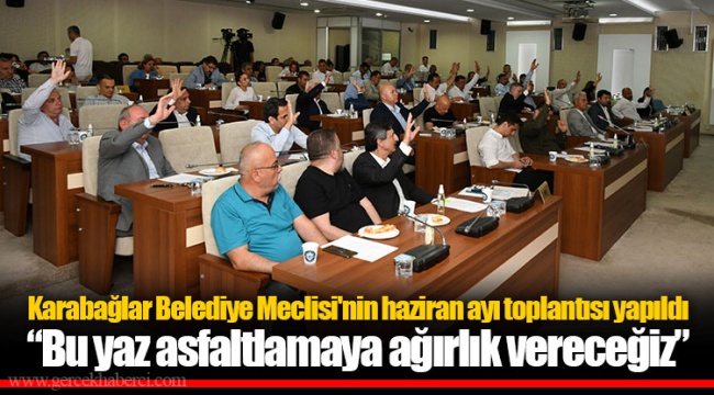 “Bu yaz asfaltlamaya ağırlık vereceğiz”
