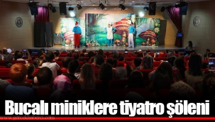Bucalı miniklere tiyatro şöleni
