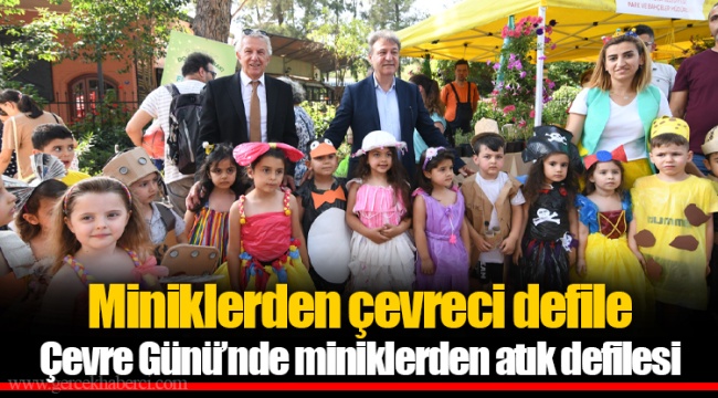 ​​​​​​​Çevre Günü’nde miniklerden atık defilesi