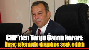 CHP'den Tanju Özcan kararı: İhraç istemiyle disipline sevk edildi