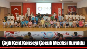 Çiğli Kent Konseyi Çocuk Meclisi Kuruldu