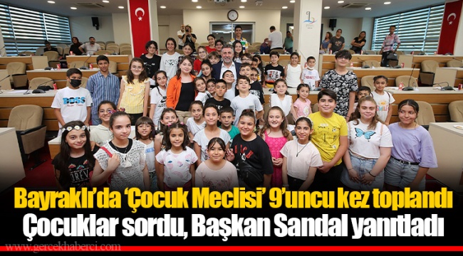 Çocuklar sordu, Başkan Sandal yanıtladı