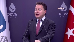 DEVA Partisi Genel Başkanı Ali Babacan: “Erdoğan seçim kampanyasını başlattı”