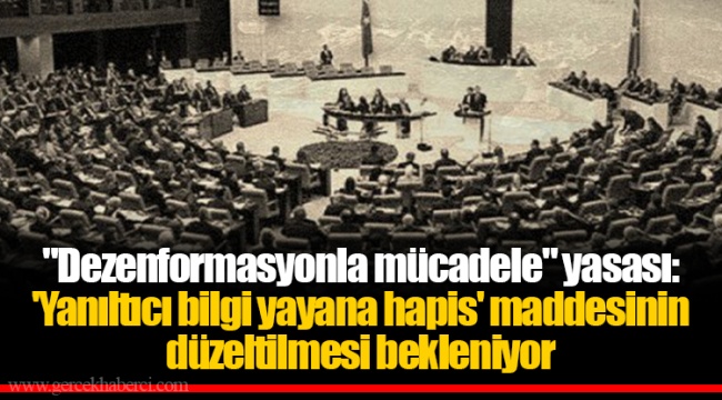 "Dezenformasyonla mücadele" yasası: 'Yanıltıcı bilgi yayana hapis' maddesinin düzeltilmesi bekleniyor