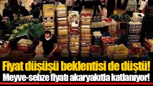Fiyat düşüşü beklentisi de düştü! Meyve-sebze fiyatı akaryakıtla katlanıyor!