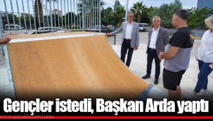 Gençler istedi, Başkan Arda yaptı