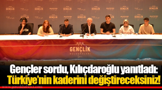 Gençler sordu, Kılıçdaroğlu yanıtladı: Türkiye'nin kaderini değiştireceksiniz!