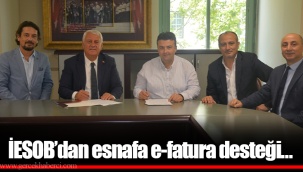 İESOB’dan esnafa e-fatura desteği…