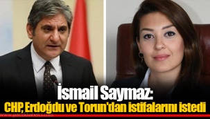 İsmail Saymaz: CHP, Erdoğdu ve Torun'dan istifalarını istedi