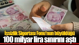 İşsizlik Sigortası Fonu'nun büyüklüğü 100 milyar lira sınırını aştı