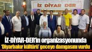 İZ-DİYAR-DER’in organizasyonunda ‘Diyarbakır kültürü’ geceye damgasını vurdu