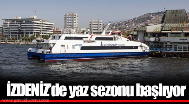  İZDENİZ’de yaz sezonu başlıyor 