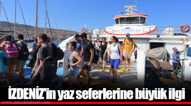 İZDENİZ'in yaz seferlerine büyük ilgi
