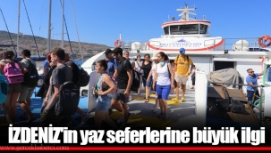 İZDENİZ'in yaz seferlerine büyük ilgi