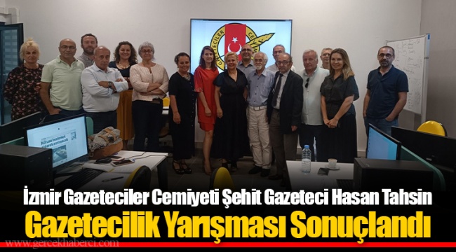 İzmir Gazeteciler Cemiyeti Şehit Gazeteci Hasan Tahsin Gazetecilik Yarışması Sonuçlandı
