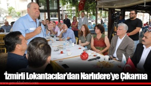 ‘İzmirli Lokantacılar’dan Narlıdere’ye Çıkarma