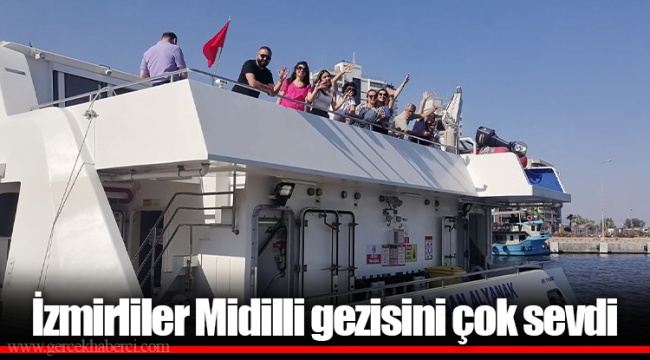 İzmirliler Midilli gezisini çok sevdi