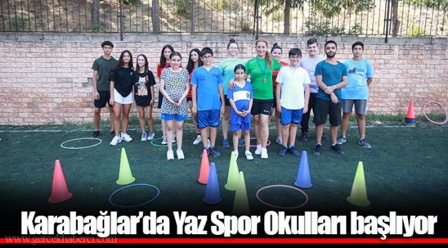 Karabağlar’da Yaz Spor Okulları başlıyor