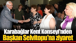 Karabağlar Kent Konseyi'nden Başkan Selvitopu'na ziyaret