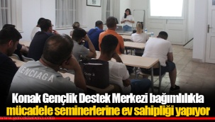 Konak Gençlik Destek Merkezi bağımlılıkla mücadele seminerlerine ev sahipliği yapıyor