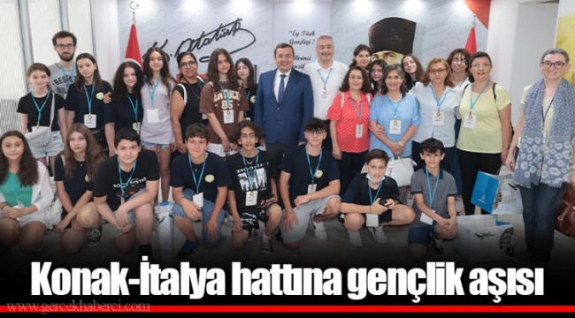 Konak-İtalya hattına gençlik aşısı
