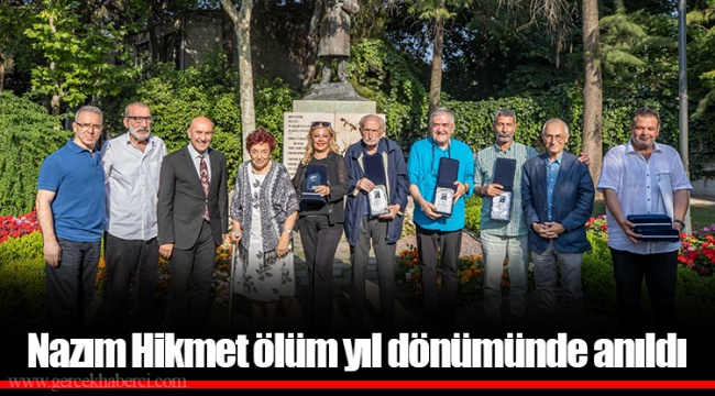 Nazım Hikmet ölüm yıl dönümünde anıldı