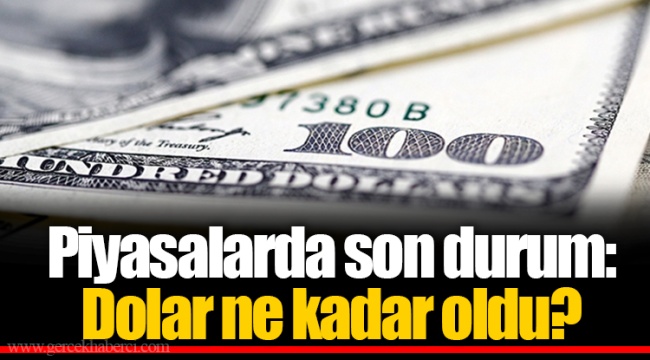 Piyasalarda son durum: Dolar ne kadar oldu?