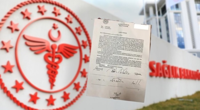 Sağlık Bakanlığı'na bağlı çalışan müfettişin açığa alınmasına imza atanlar, belgede isimlerini gizledi