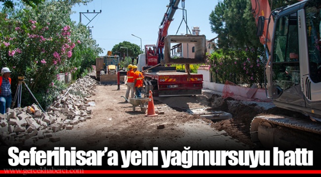 Seferihisar’a yeni yağmursuyu hattı 