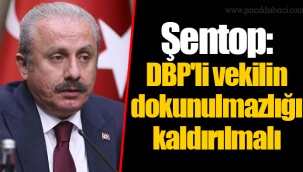 Şentop: DBP'li vekilin dokunulmazlığı kaldırılmalı