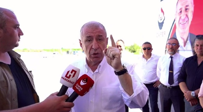 Sınıra mayın döşemeye giden Ümit Özdağ'ın Hatay'a girişi engellendi