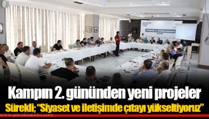 Sürekli; “Siyaset ve iletişimde çıtayı yükseltiyoruz”